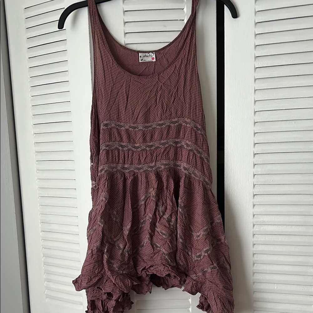 free people Women's Mauve Sleeveless Top
